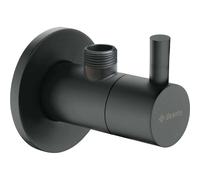 Valvola ad angolo cartuccia ceramica 1/2"-3/8" nero Nero