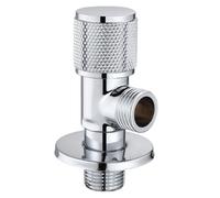 Valvola ad angolo di controllo semplice Valvola di arresto dell'acqua Interruttore Valvola in ottone Rubinetto Deviatore Acqua Bagno Rubinetto Lavandino WC