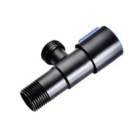Valvola ad angolo di riempimento for bagno Bidet ad angolo Nero Cucina Rubinetto caldo freddo Accessori Filettatura maschio standard G1/2(Blue)