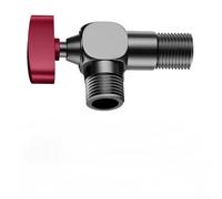 Valvola ad angolo Tutto Rame Addensato, Valvola a tre vie acqua calda fredda, 1 ingresso 2 uscita interruttore scaldabagno, figura otto valvole di isolamento (A)