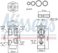 Valvola ad espansione, Climatizzatore anteriore per MAYBACH MERCEDES-BENZ 57 62