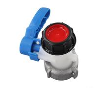 Valvola adattatore per serbatoio IBC, 75 mm, con attacco filettato e bloccaggio sicuro per applicazioni industriali