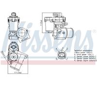 Nissens 98347 Valvola EGR per Ford Mondeo III Familiare