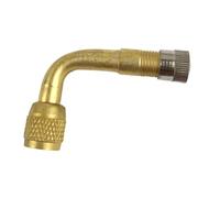 Valvola Air Tire - Adattatore di prolunga, valvola di curvatura a 90 gradi | Utensile semplice, estensore per gonfiare pneumatici, adattatore valvola auto, valvola per scooter, valvola d'aria, pompa