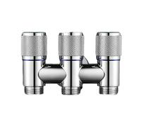 Valvola angolare affidabile per rubinetto a tre vie tutto rame per cucina e bagn