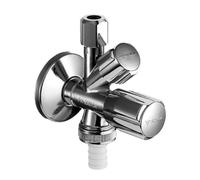 Valvola angolare combinata SCHELL COMFORT 1/2"x3/8"x3/4" con rosetta ottone...