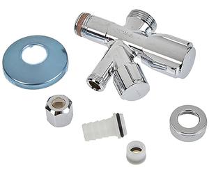 Valvola angolare combinata Schell PA2850IA Comfort 1/2" cromata con valvola di non ritorno