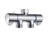 Valvola angolare di scarico dell'acqua a doppia apertura in rame G1/2, rubinetto del bagno, accessori for il bagno, valvola di alimentazione dell'acqua for lavatrice, 1 pezzo(C)