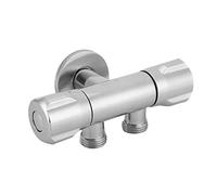 Valvola angolare di uscita a doppio interruttore per il rubinetto della doccia bidet, rubinetto del bagno Accessori per il bagno della doccia G1/2
