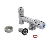 Valvola Angolare Doppia 3/8" Materiale Idraulico Per Lavatrice