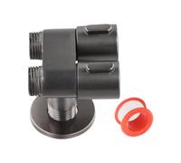 Valvola angolare doppia uscita bagno per wc e bidet con interfaccia G1/2