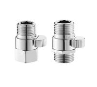 Valvola angolare for il controllo del flusso della doccia in ottone, valvola diretta portatile, dispositivo di regolazione del volume 'acqua, regolatore di pressione, accessori for il bagno(A)