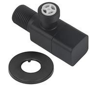 Valvola angolare G1/2 con intercettazione dell’acqua, valvola per rubinetto da bagno con corpo interamente in rame e nucleo ceramico, valvola di chiusura in ottone verniciato di