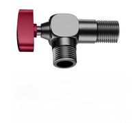 Valvola angolare in ottone resistente, a 3 vie, per scaldabagno, con meccanismo a disco anti-riflusso e raccordo standard da 1/2" (A)