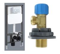 Valvola angolare in ottone robusta ed efficiente per cisterne WC di Per Geberit