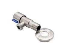 valvola angolare in ottone, Valvole angolari di ingresso acqua calda e fredda in acciaio inossidabile for il riempimento del WC, del lavandino, dello scaldabagno, della cucina, del bagno(Dvpcopm-sl)