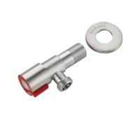 valvola angolare in ottone, Valvole angolari di ingresso acqua calda e fredda in acciaio inossidabile for il riempimento del WC, del lavandino, dello scaldabagno, della cucina, del bagno(Dvp02lc-sl)