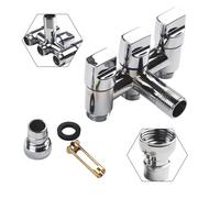 Valvola angolare rubinetto a tre vie di alta qualità adatta per cucina e bagno