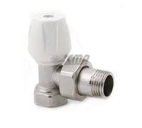 VALVOLA ANGOLO ICMA 3/8" e 1/2" M24 PER TUBO FERRO BIANCA