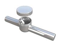 VALVOLA ANTI RIFLUSSO ORIZZONTALE CROMATO Diam. 32 mm