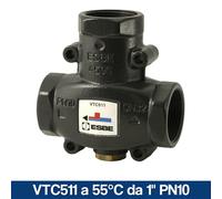 VALVOLA ANTICONDENSA DA 1'' PER TERMOSTUFA 55°C ESBE VTC 511 PELLET (26462)