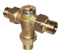 Valvola anticondensa termostatica 1" M con bocchettoni da 3/4" M taratura 55°C