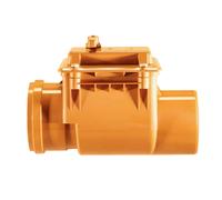 VALVOLA ANTIRIFLUSSO ARANCIONE CON GUARNIZIONE E LEVA