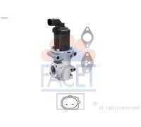Valvola aria secondaria 23.0121 FACET per FIAT ALFA ROMEO OPEL SAAB SUZUKI