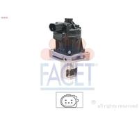 Valvola aria secondaria 23.0125 FACET per OPEL VAUXHALL
