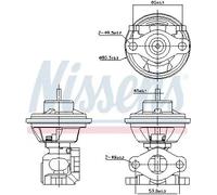 Valvola EGR NISSENS 98477