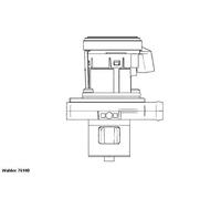 Valvola aria secondaria elettrico 7610D BorgWarner (Wahler) per MERCEDES-BENZ