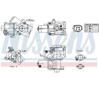 NISSENS 98199 Valvola EGR