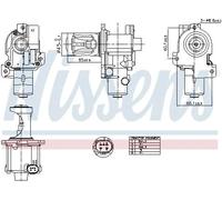 Nissens Valvola EGR 98216 per VW New Beetle 1C1/9C1, Skoda Superb I 3U4, Audi A4