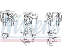 Valvola EGR NISSENS 98236