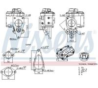 Valvola EGR per Suzuki Grand Vitara II 1.9 Ddis AWD Renault Megane