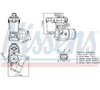 Nissens 98347 Valvola EGR per Ford Mondeo III Familiare