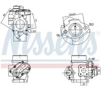 Valvola EGR per Opel Vivaro Box 2.5 CDTI Movano Renault Master II