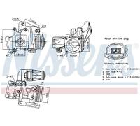 Valvola EGR NISSENS 98387