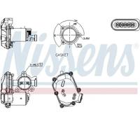 Valvola aria secondaria elettrico 98419 NISSENS per AUDI A4 B9 Avant A5 Q5 A4 B9