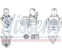 NISSENS Valvola EGR