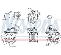 NISSENS 98521 Valvola EGR