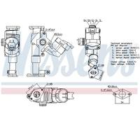 NISSENS 98423 Valvola EGR