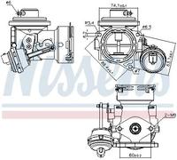 Valvola EGR NISSENS 98299