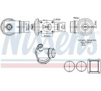 Valvola aria secondaria pneumatico 98363 NISSENS per BMW 3 X5 5 Touring 5 7
