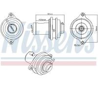 Valvola EGR NISSENS 98411