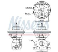 NISSENS 98479 Valvola EGR