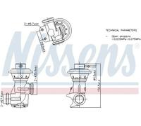 Valvola aria secondaria pneumatico 98496 NISSENS per PEUGEOT CITROËN FIAT