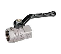 Valvola arresto a sfera cromato 1/2 leva in alluminio BUGATTI