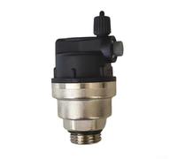 Valvola automatica di sfiato dell'aria in rame per impianti solari termici, caldaie ad acqua calda e sistemi di riscaldamento radiante idronico (tappo nero 1/2)