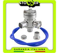 VALVOLA BLOW POP OFF UNIVERSALE 25 mm Tre Vie Tubo Sfiato Esterno TURBO BENZINA